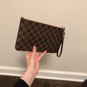 Louis Vuitton Neverfull MM GM Wristlet Pouch